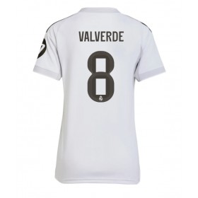 Dámské fotbalový oblečení Real Madrid Federico Valverde #8 Domácí košile 2025-26 Krátkým Rukávem